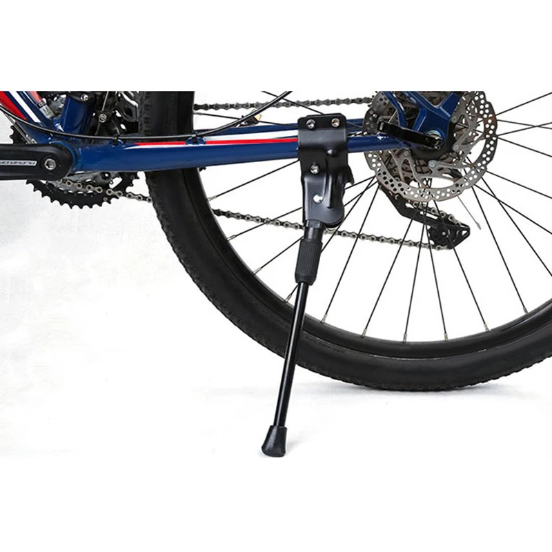 Cycling Bicycle Kickstand Black Parking Metal Support Rack Bracket Mountain Bike Anti skid