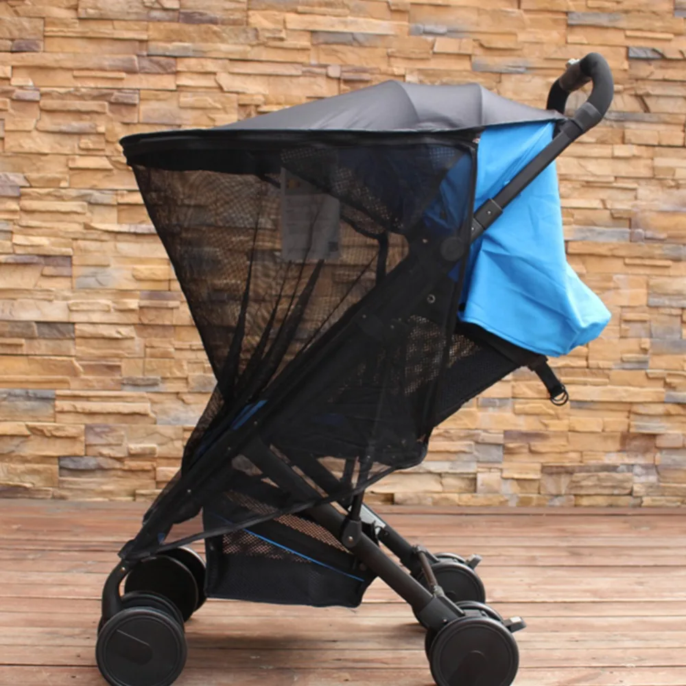 Baby Stroller Awning Sunscreen Baby Mosquito Net UV Protection Universal Multi-purpose Trolley Windshield Rainproof