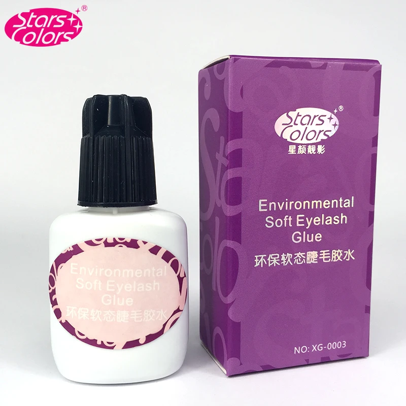 Stars Colors Pure plant grafting False Eyelash Glue Super durable No