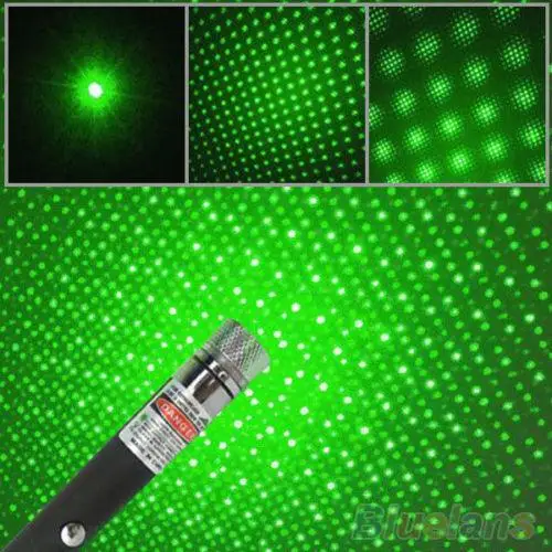 

5mw 532nm 2 in 1 Visible Beam Light Star Cap Projector Green Laser Pointer Pen