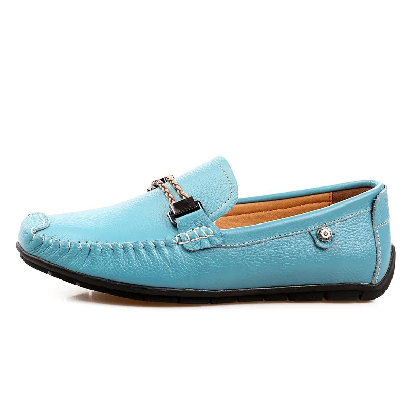 Sky blue loafers Clearance