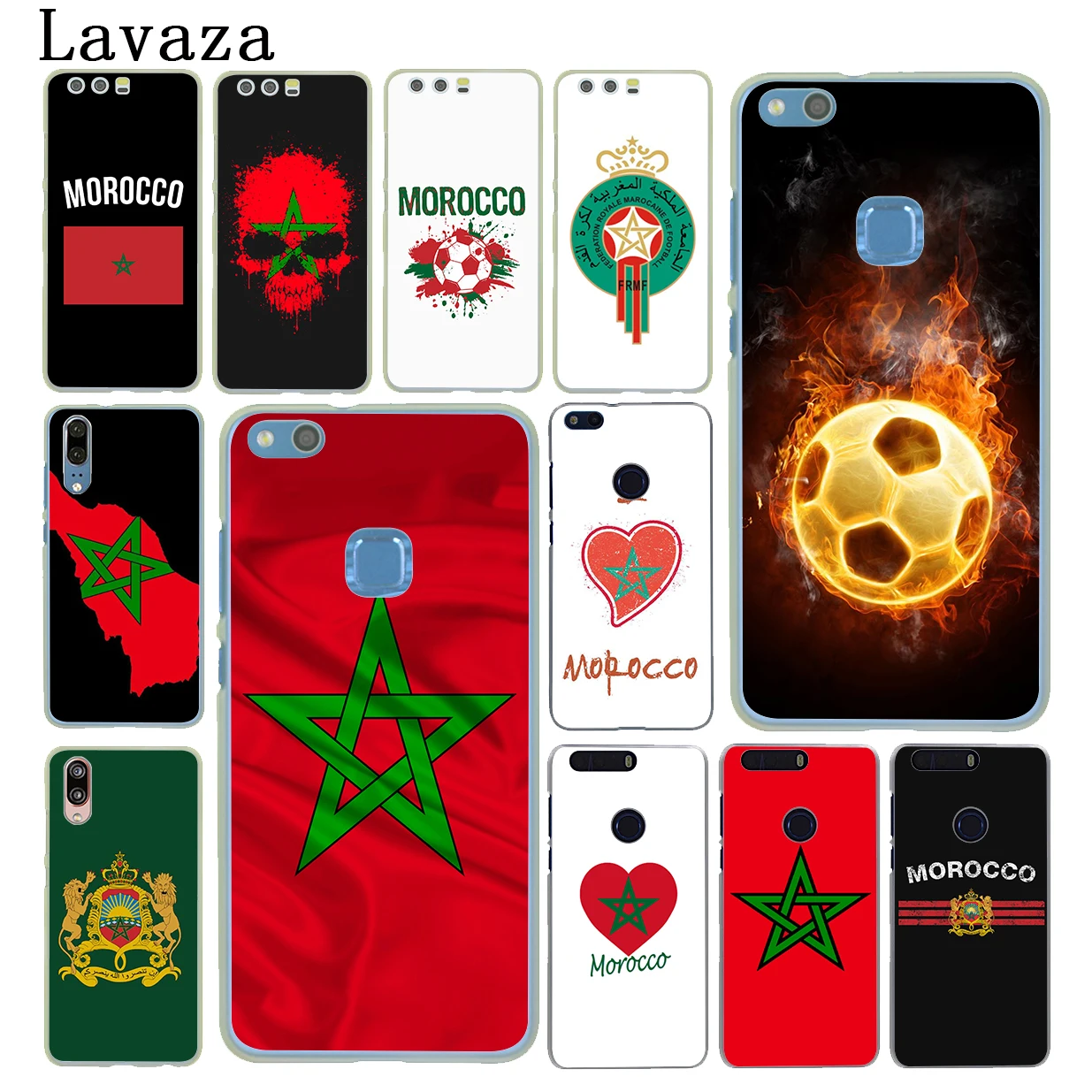Чехол для телефона Lavaza Morocco Soccer football flag Huawei P30 P20 P10 P9 Plus P8 Lite Mini 2017 2016 P smart Z 2019 |