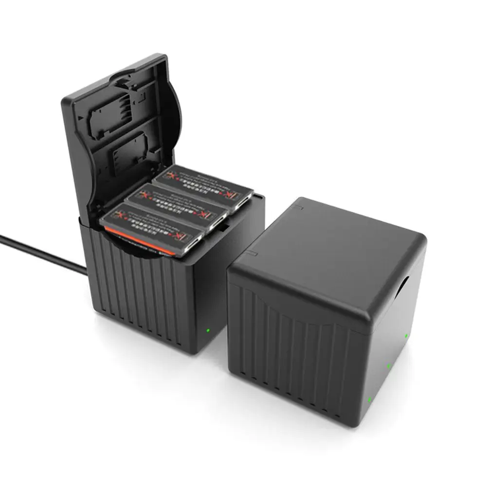 

Original Battery case Fast charging one drag three charger storage type charging box for DJI OSMO ACTION battery
