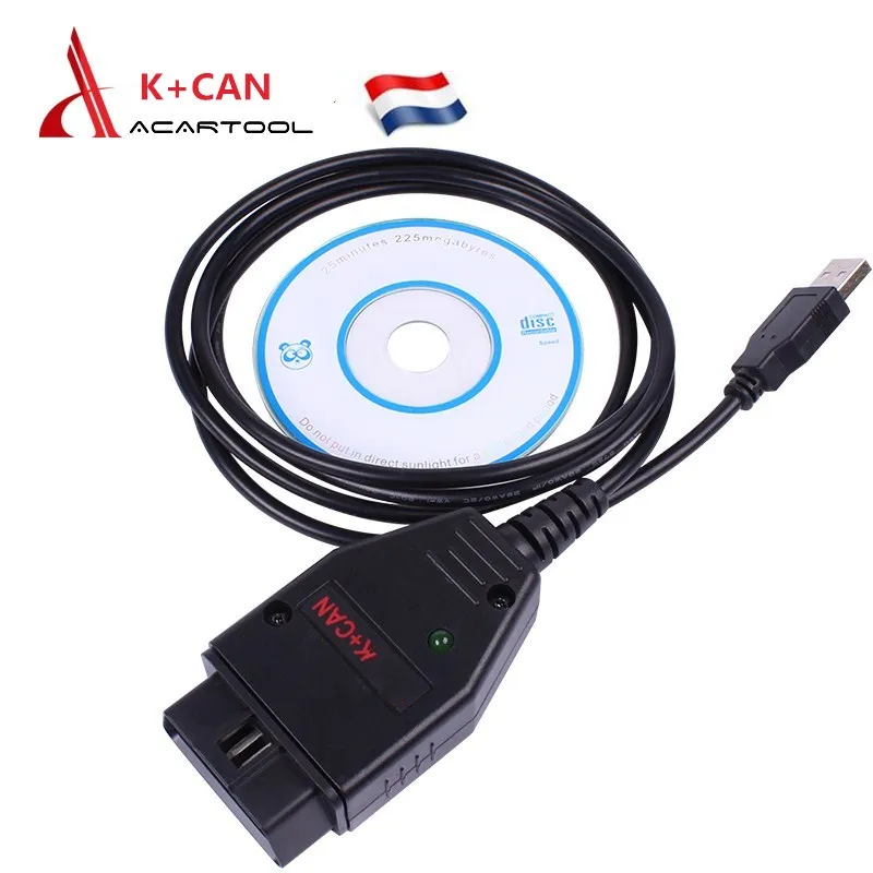 

For VAG K+CAN Commander 1.4 FTDI FT232RL PIC187F258 Chip OBD2 Scanner Cable For Audi/V-W/Seat/Skoda OBDII Car Diagnostic Cables