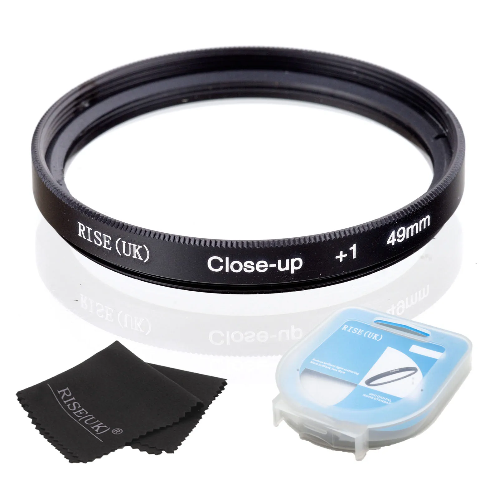 Rise UK 49mm Close Up +1 Macro filter kit for Nikon canon sony camera