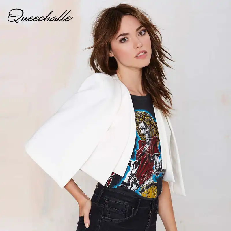 short white blazer