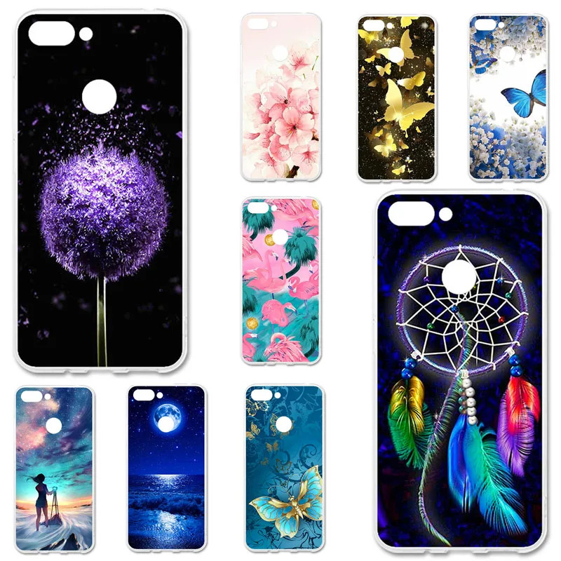 

TPU Cases For ZTE Blade V9 Case Silicone Floral Painted Bumper For ZTE Blade V9 5.7 inch Phone Cover Soft Back Fundas