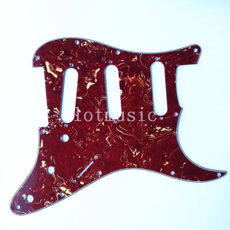 

4pcs guitar Scratch Plate Pickguard,3-Ply Tortoise for Fender Strat replacement