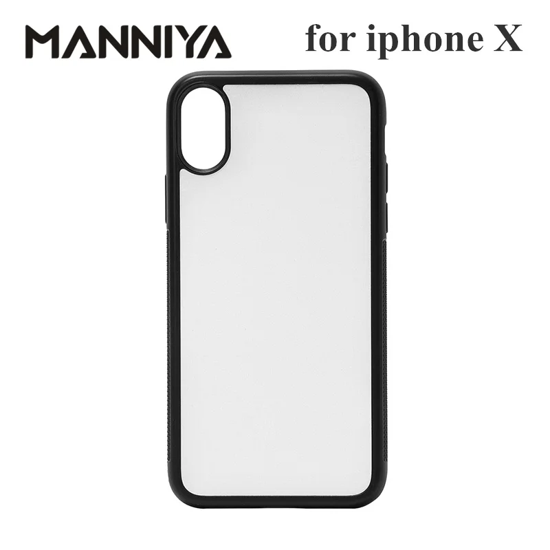 MANNIYA для iphone X XS чистый сублимационный ТПУ + ПК резиновый чехол телефона с