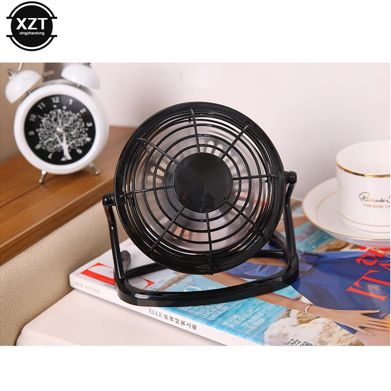 mini DC 5V Small Desk USB Fan 4 Blades Cooler Cooling Fan