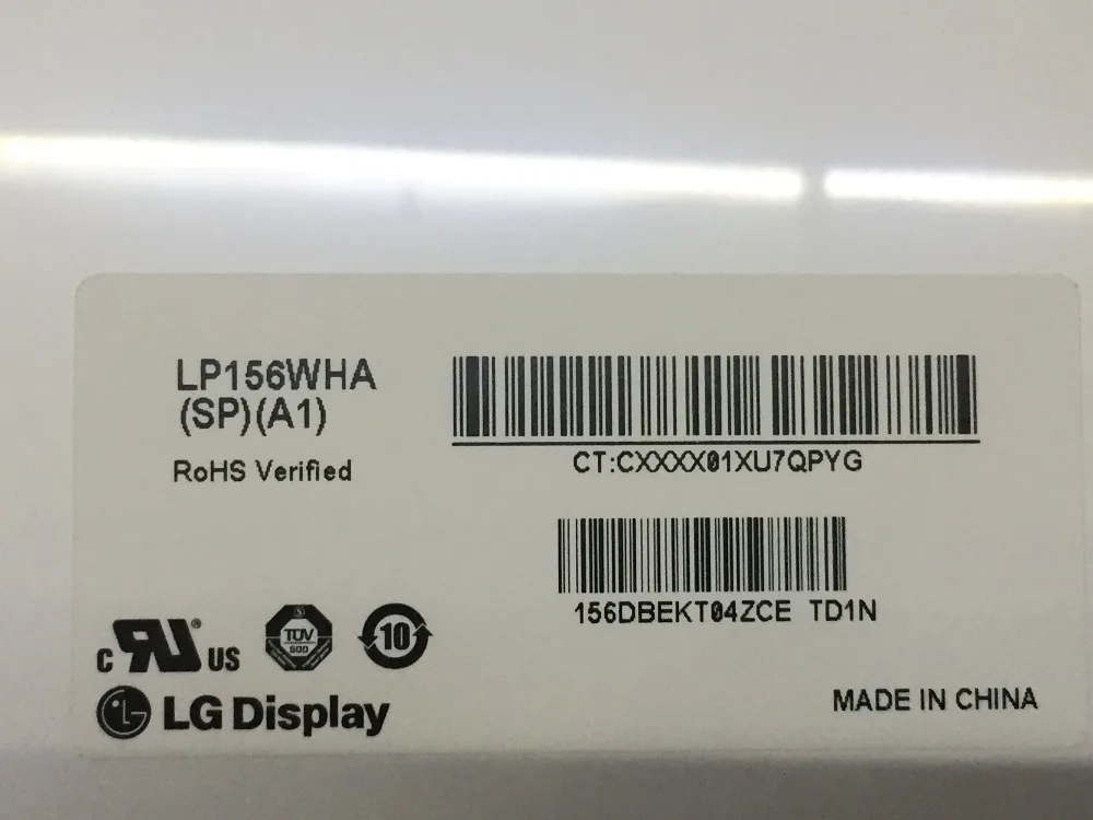 

LP156WHA-SPA1 LP156WHA SP A1 LP156WHA (SP)(A1) LED Display LCD Screen Matrix for Laptop 15.6 1366X768 30Pin Glossy replacement