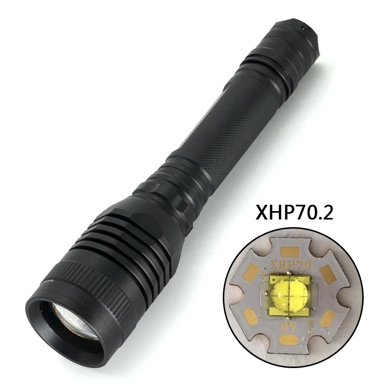 Litwod Z20V53 CREE XHP70.2 конвой Объектив 32 Вт чип-Лампа 18650 3200lm Мощный тактический светодиодный фонарик Фонарь масштабируемый светильник