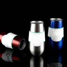 New hot sale 6oz double wall 304 stainless steel vacuum flask milk drinking beer swig wine cup creative egg shape Coffee tea Mug 200ml hot sale creative home decoration 3d resin skull shape stainless steel wine goblet