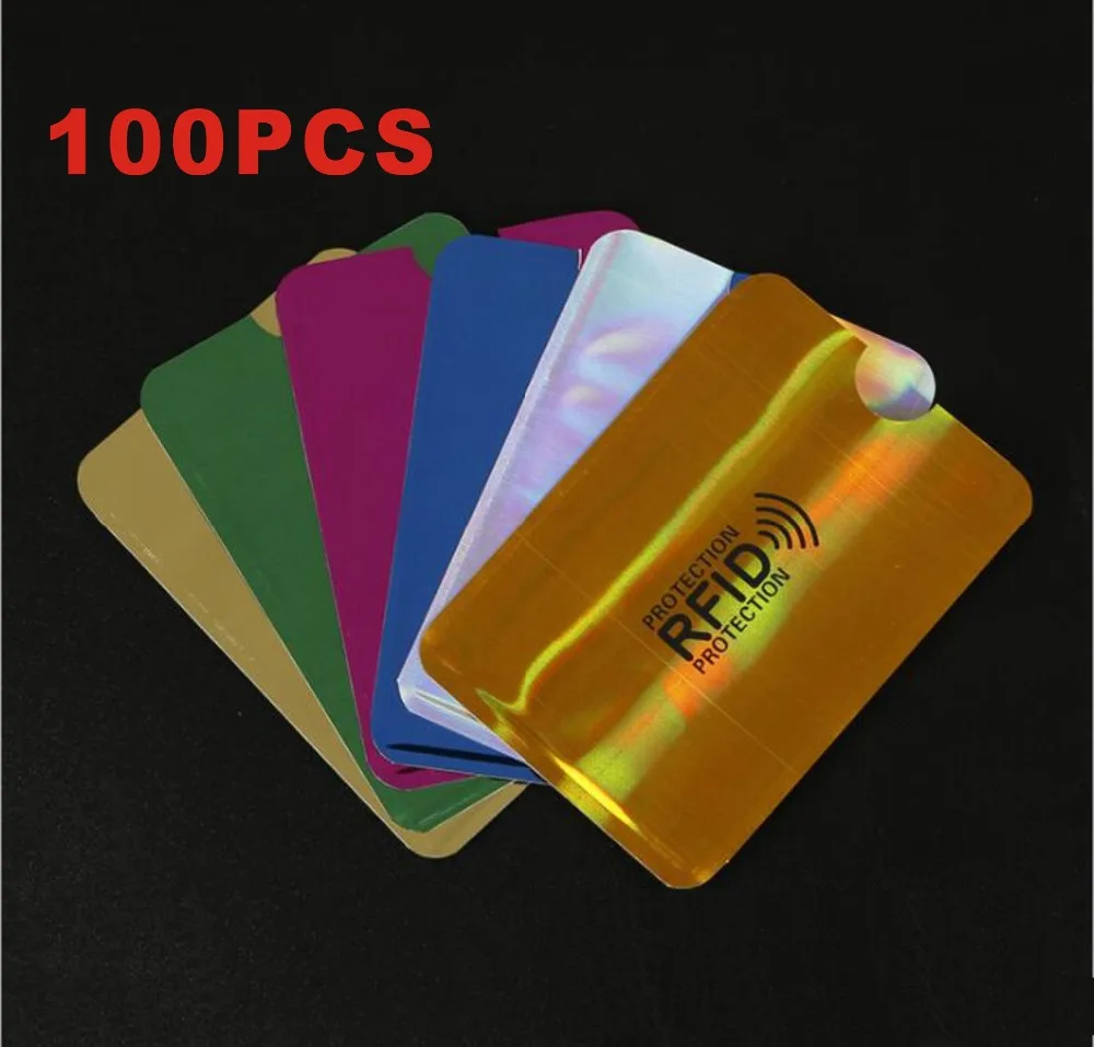 100 шт Новый RFID Блокировка Карты Безопасности 13 56 mhz NFC экранированная карта