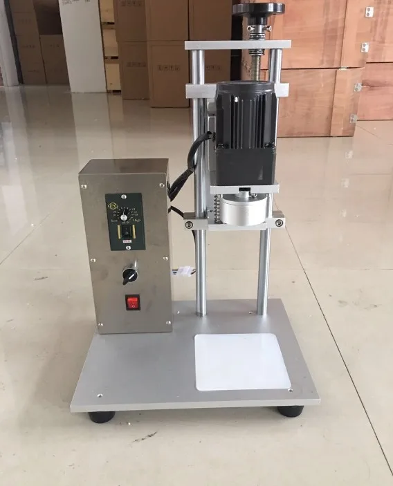 

Food bottles automatic Electric desktop Capper beverage / liquor bottle locking machine capping machine packaging equipment