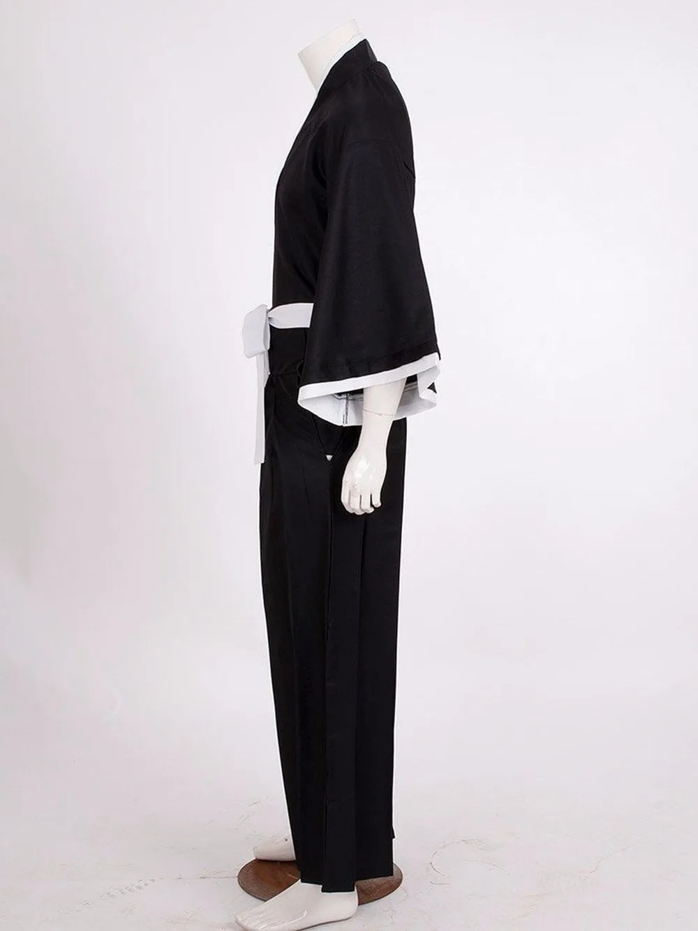 Hot Anime Cosplay Costume Bleach Kurosaki Ichigo Robe Cloak Coat Free Shipping Japanese Anime Cosplay Halloween Costume