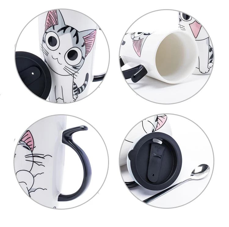Drop-shipping-600ml-Creative-Cat-Ceramic-Mug-With-Lid-and-Spoon-Cartoon-Milk-Coffee-Tea-Cup(4)