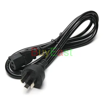 

2 X Australian, New Zealand, China Type I Plug 3 Prong Power Cord Cable 1.8M 0.75 Square for Desktop Printers Monitors 10A 250V