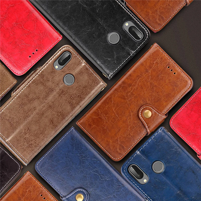 Ретро кожаный бумажник чехол для huawei Y5 II 2 откидная крышка Бизнес Чехол
