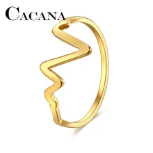 Какана, высокое качество, уникальный дизайн, v-образная форма, инкрустированное кольцо для женщин, обручальное кольцо из нержавеющей стали, розовое золото, роскошное кольцо для любви