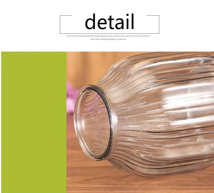 Витражная стеклянная ваза современная простая прозрачная стеклянная ваза для цветов креативное украшение дома художественная Цветочная композиция А