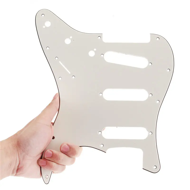 11 Отверстие гитарная накладка sss скретч пластина для США/MEX крыло для Stratocaster Страт аксессуары для гитары