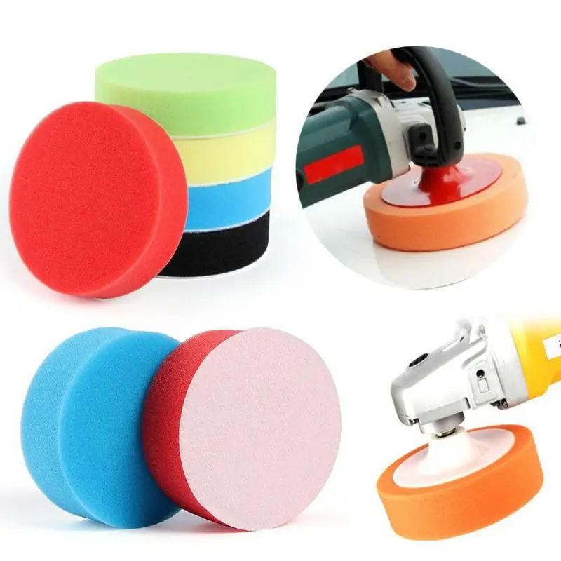 Buy 5Pcs Polishing Head Pad Mop Sponges Thread