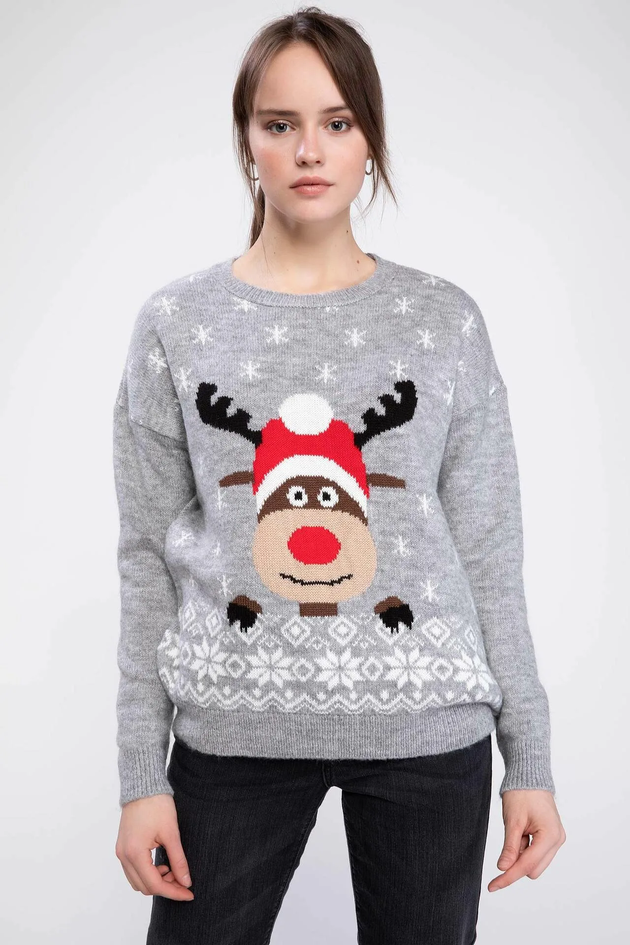 

DeFacto Woman Tricot Pullover J2083AZ18WNGR210