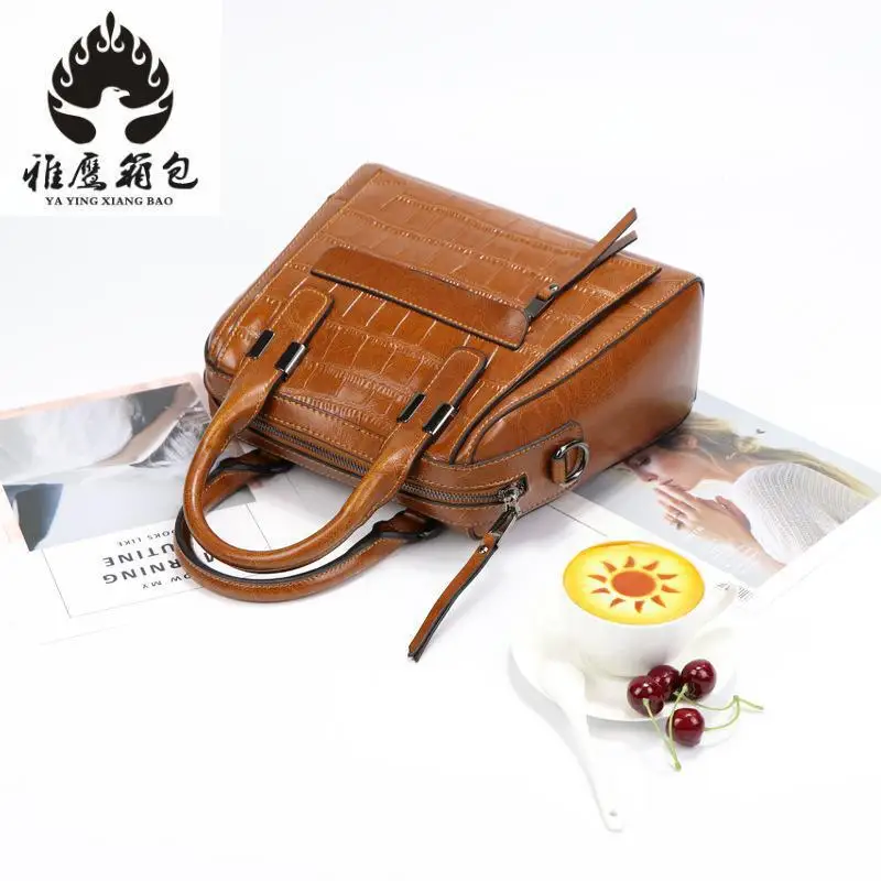 

Brand Women Handbags 100% Crocodile Genuine Leather Fashion Shopper Tote Bag Female Luxurious Shoulder Bags
