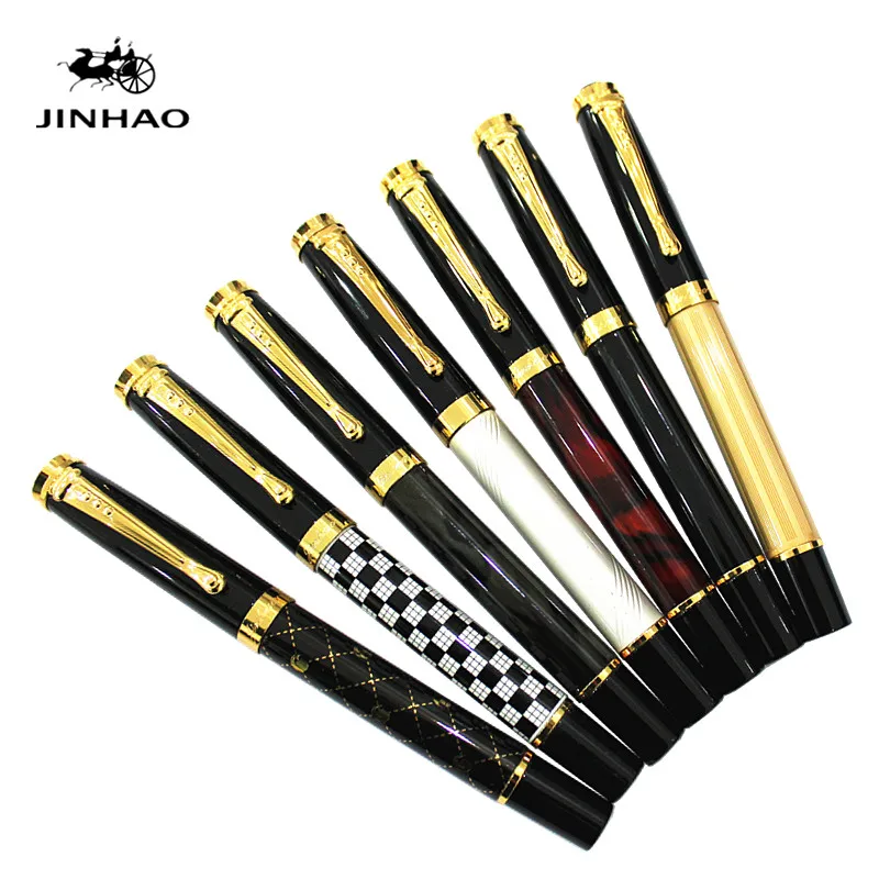 

JINHAO 500 High quality Metal Body financial Rollerball Pen Special gift pen Multi-color selection school office supplies