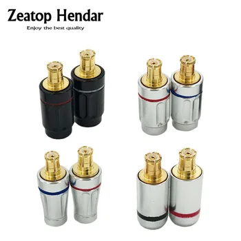 

10Pairs MMCX Male Gold Plated Earphone Pin Plug for Audio-technica ATH CKS1100 E40 E50 E70 Straight Shape DIY Connector