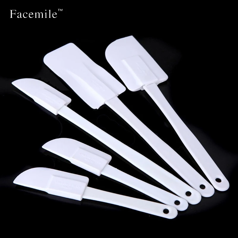  5pcs/set Silicone Cake Sugarcraft Butter Batter Scraper Fondant Baking Pastry Decoration Tools 0401