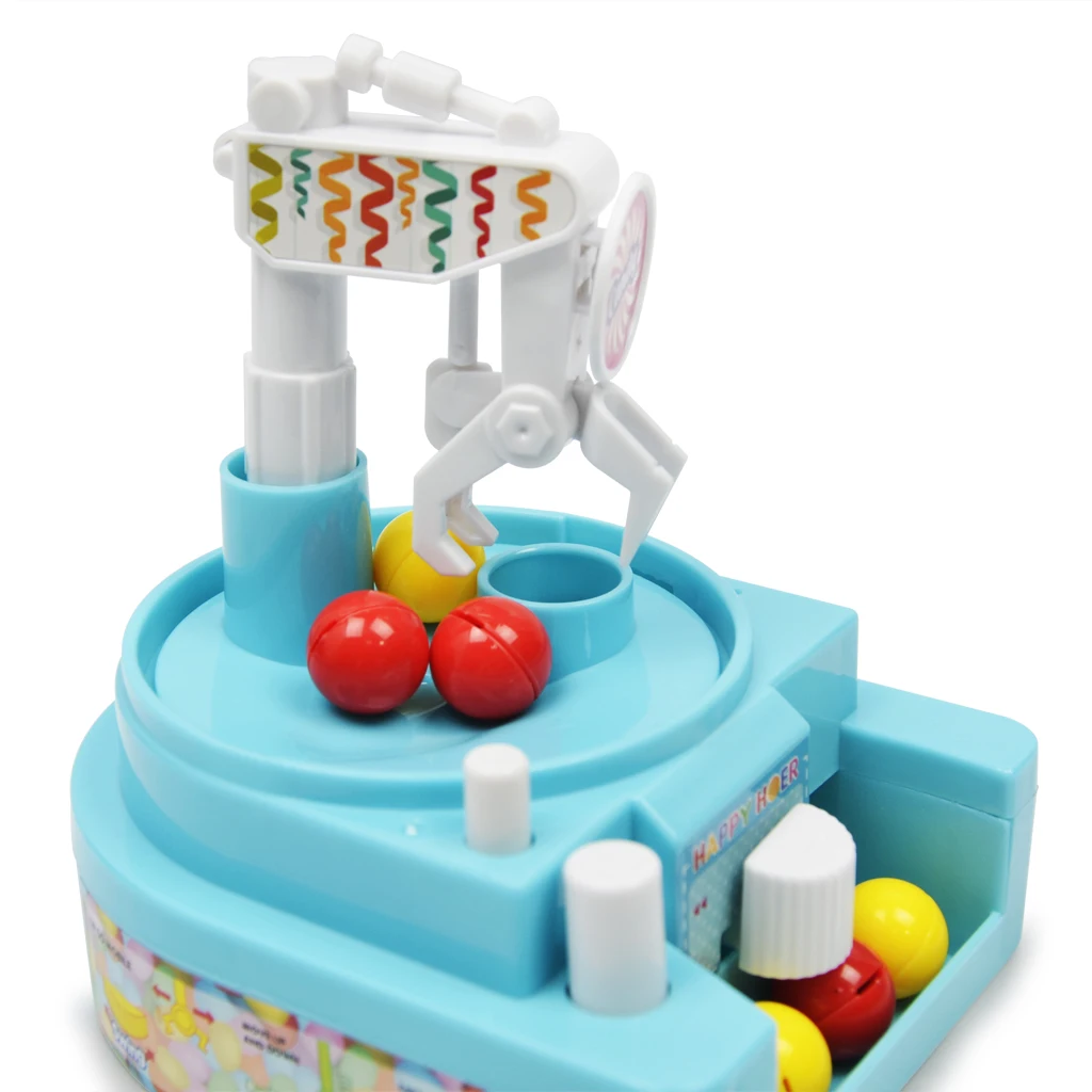 Plastic Simulation Mini Claw Machine Candy Grabber Machine For Kids - Pink