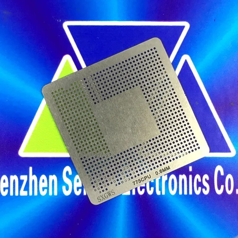 Бесплатная доставка 1 шт. трафарет LGA 775 BGA 0 6 мм|Оборудование для производства