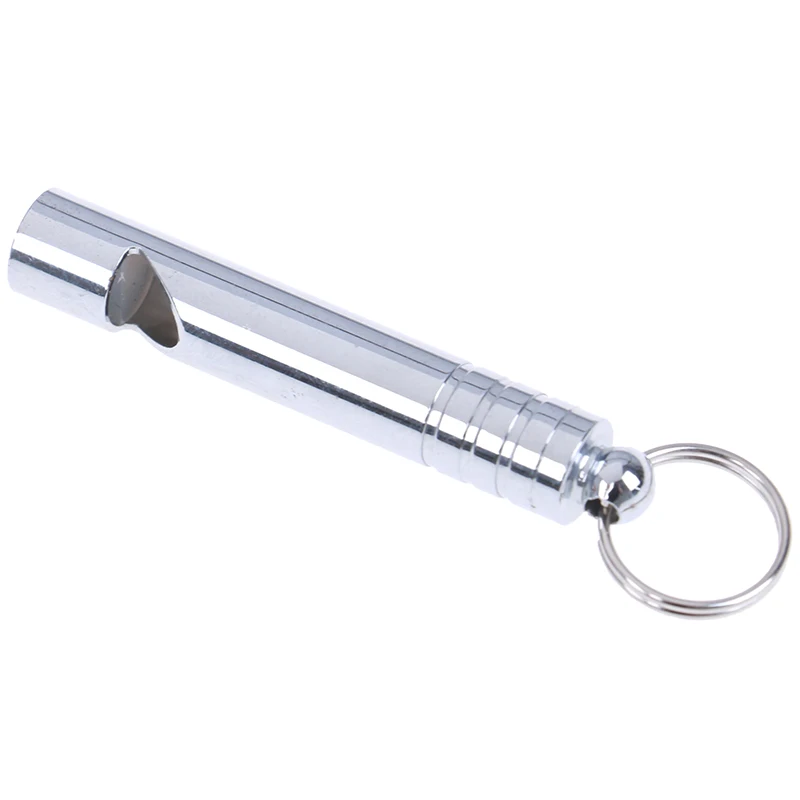 Stainless Steel Key Chain Lifesaving Emergency SOS Outdoor Survival Whistle  S!