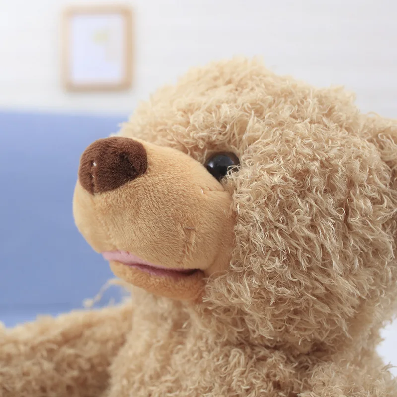 Около 30 см Peekaboo Kiekeboe медведь игрушки с музыкой говорящие плюшевые юмором Ted