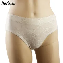 Dorislen дышащие Печатных Бесшовные приятные низы и ягодиц после родов, пуш-ап, женское нижнее белье с подкладками, 50 шт в наборе