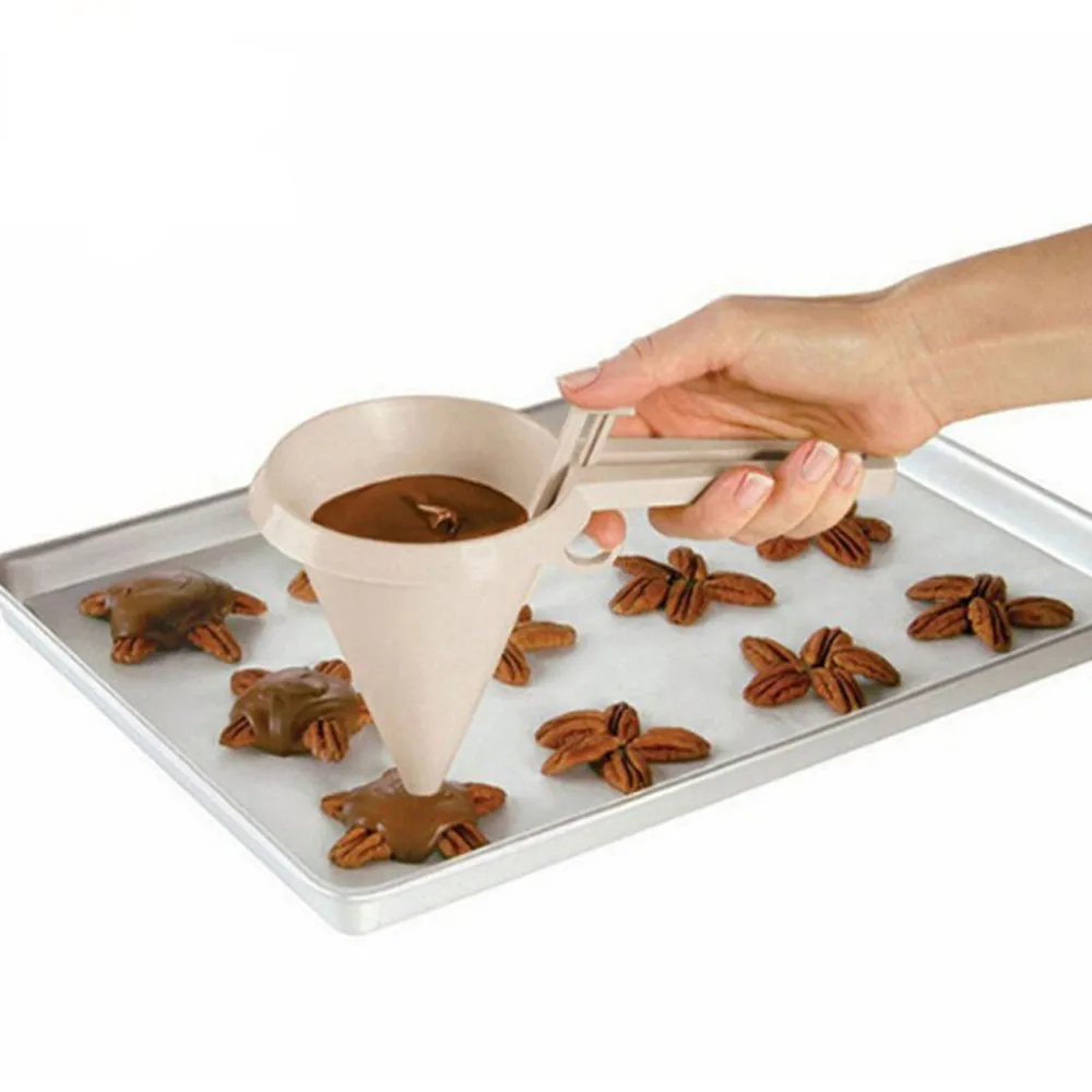 Регулируемый шоколад Тесто крем Воронка для инструменты для украшения выпечки, торта Кухня аксессуары Patisserie пресс-форма для торта Воронка A1