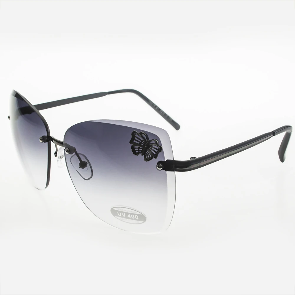 Trendy Fashion Sunglass Luxury Ladies Butterfly Exclusive Eyewear Brand