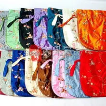 WHOLESALE10PCS ручной работы Шелковый мужской галстук, галстук вышитые POUCHS кошельки портмоне сумки для ювелирных изделий