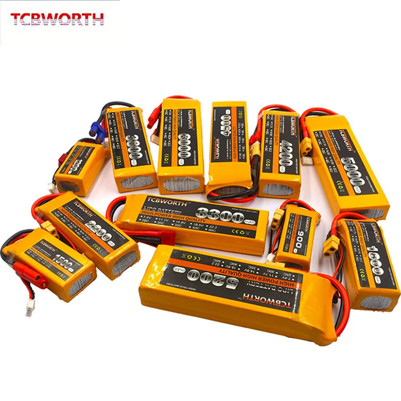 Аккумулятор LiPo для радиоуправляемого самолета 11 1 В 1200 2200 2600 3000 3500 4000 5000 мАч 25C 35C60C