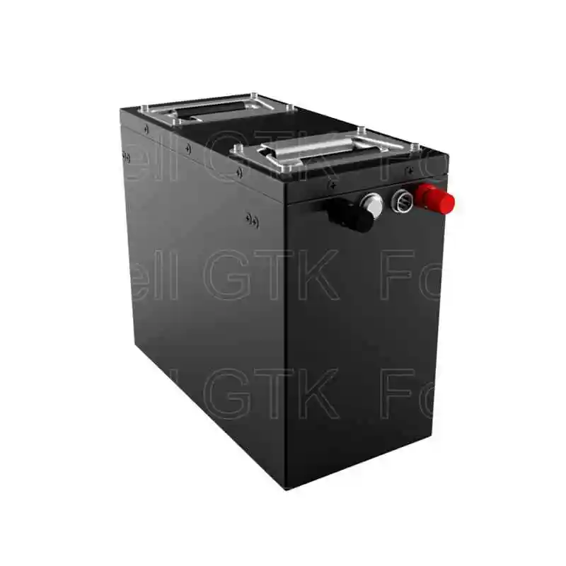 Metal case 25.6v 50Ah lifepo4 battery 8s 24v 26650 25A BMS for AGV EV motor power 1000w bike solar energy robot rv + 5A charger (2)