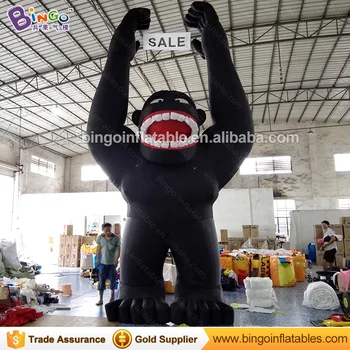 

Customized 5.5M high giant Inflatable Chimpanzee for advertising 2018 hot sale Inflatable gorilla Replica for promotion event