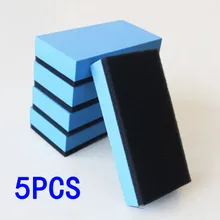 5 шт./компл. автомобиля Керамика покрытие губка Стекло Nano воск пальто подушечка-аппликатор, Лидер продаж