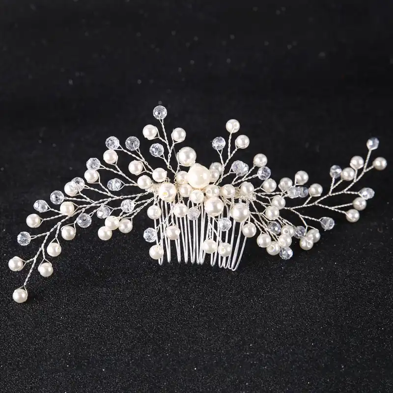 bridesmaid hair comb