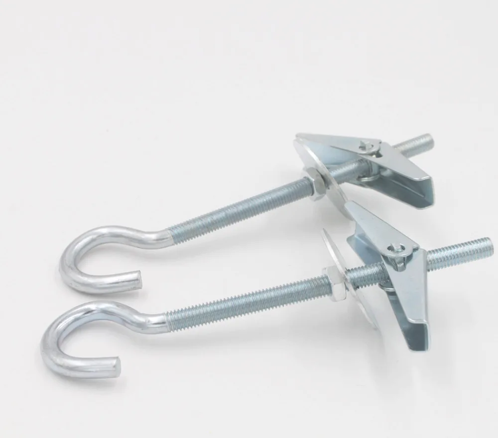 M5 Carbon Steel Plasterboard Ceiling Wall Spring Toggle Hook