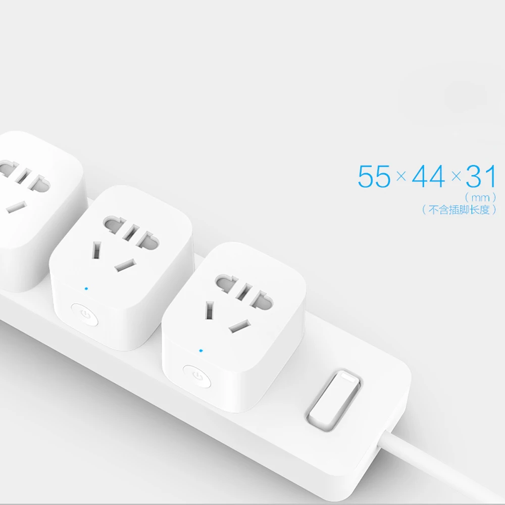 Умная розетка Xiaomi Mijia с поддержкой Wi Fi и функцией включения выключения|Умные