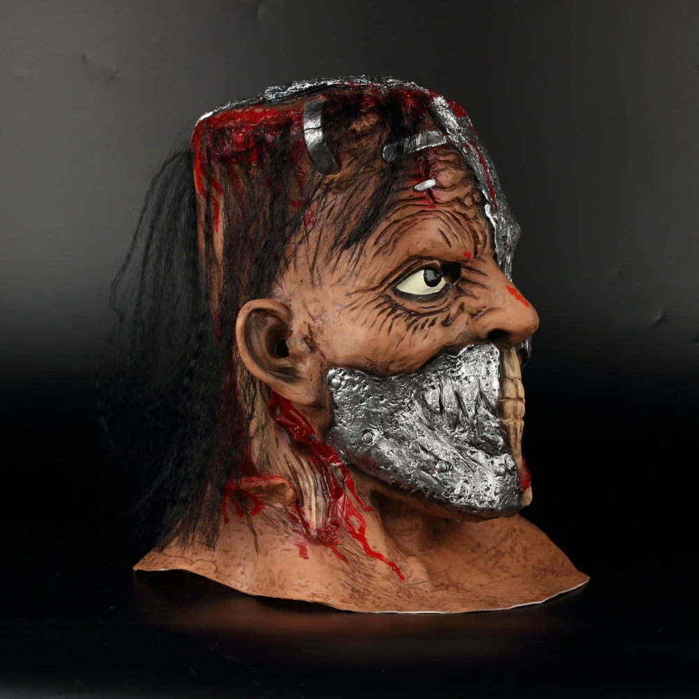 Frankenstein Mask Halloween Mask Cosplay The Scientis Full Head Halloween Masquerade Party Mask Props (5)