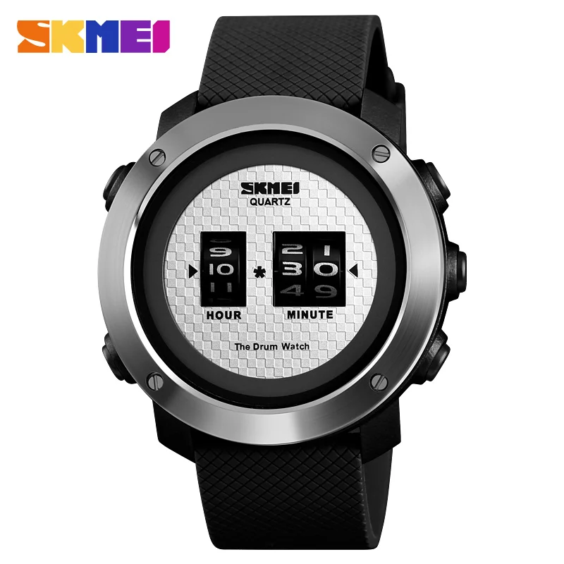 SKMEI Новая мода для мужчин открытый цифровые часы Multi-function 50 м водостойкий PU браслет для мужчин электронные часы 1486