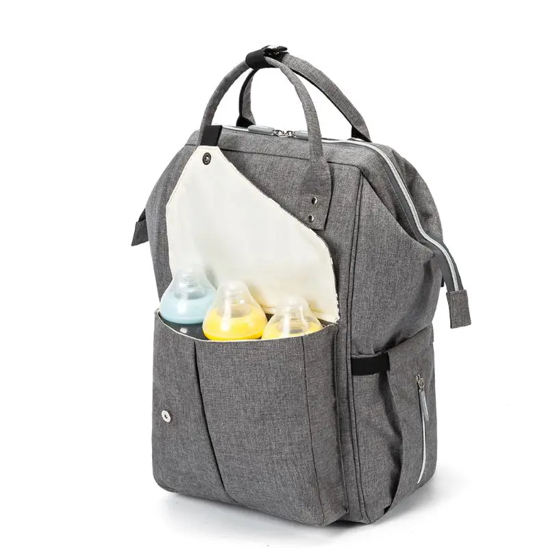 Сумка для подгузников большой емкости, рюкзак, многофункциональная дорожная сумка, встроенный порт usb для зарядки, детские сумки с карманами для пеленания St